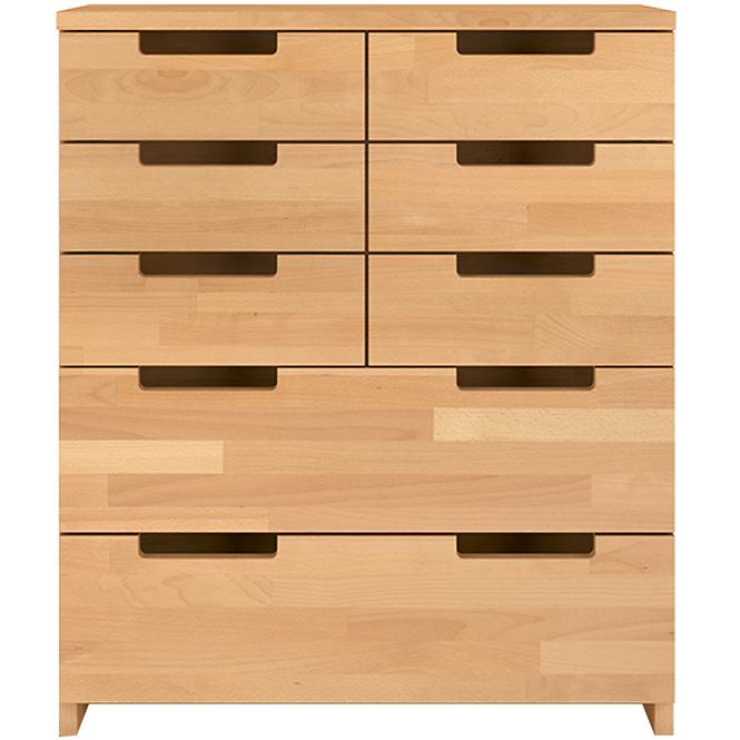 Komoda drevená buk 8s Skandica Spectrum Prirodzené,3