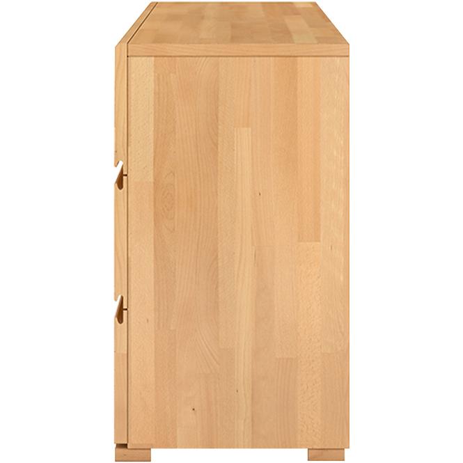 Komoda drevená buk 5s Skandica Vestre Prirodzené,4