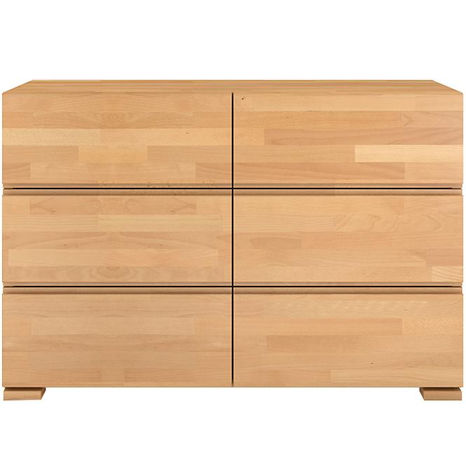 Komoda Drevený buk 6s Skandica Vestre Prirodzené,3