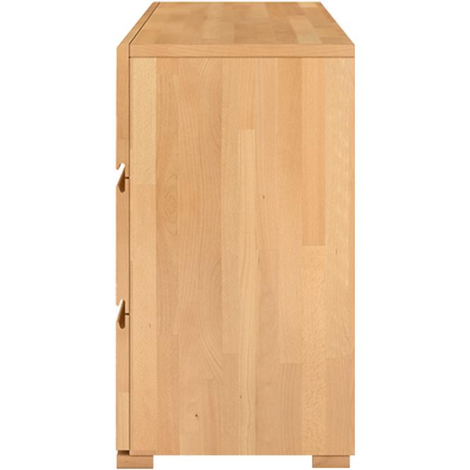 Komoda Drevený buk 6s Skandica Vestre Prirodzené,4