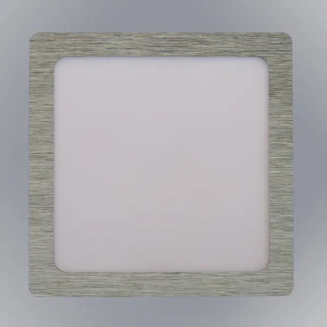 LED panelový blok 12 W 4200 K štvorcový chróm