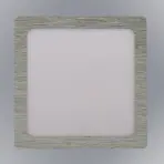 LED panelový blok 18 W 4200 K štvorcový chróm
