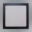 LED panelový blok 18W 4200K štvorcový čierny