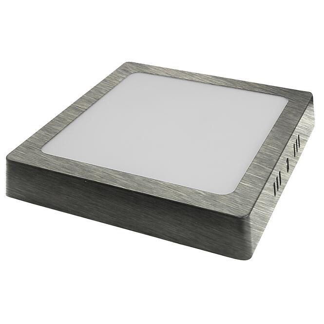 LED panelový blok 24W 4200K štvorcový chróm