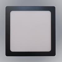 LED panelový blok 24W 4200K štvorcový čierny