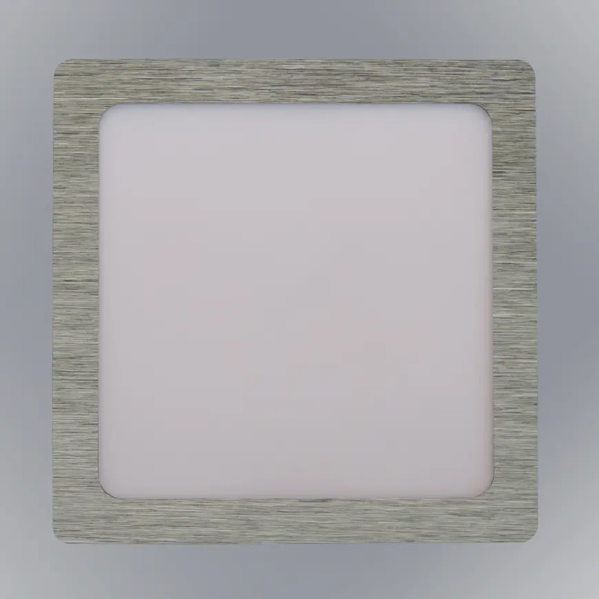 LED panelový blok 6 W 4200 K štvorcový chróm