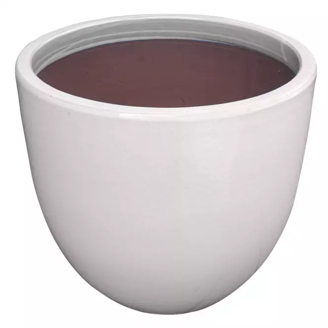 Kvetináč IP16-2037 WHT ceramic 21/21/20