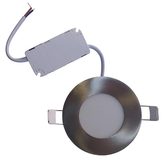 CIRCLE LED Panel 12W 4200K Okrúhly chróm