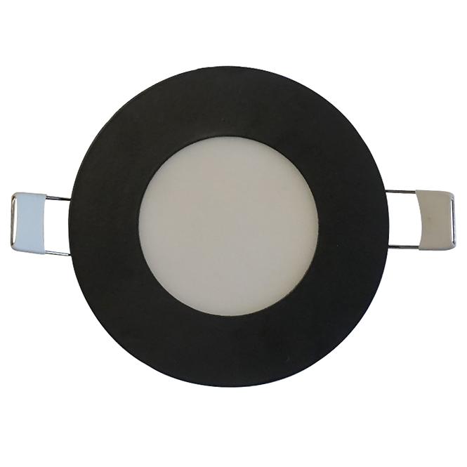 CIRCLE LED Panel 12W 4200K Okrúhly Čierny