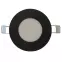 CIRCLE 9W 4200K Okrúhly LED panel čierny,2