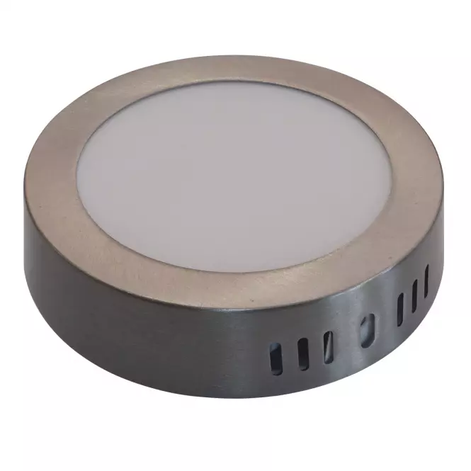 LED kruhový panel 6W 4200K okrúhly chrómový