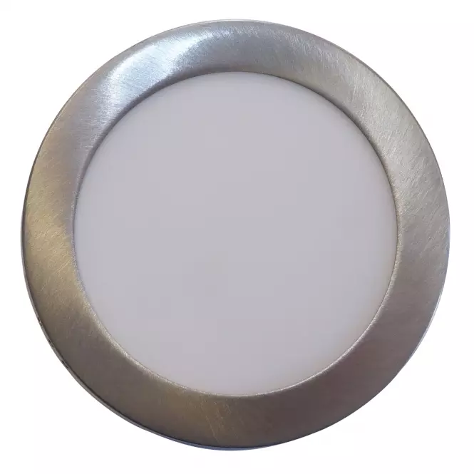 LED kruhový panel 6W 4200K okrúhly chrómový,3