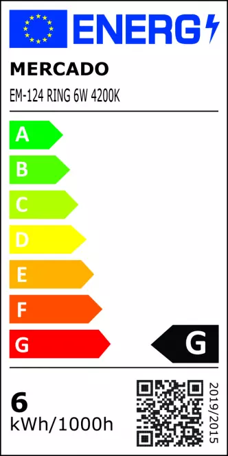 LED kruhový panel 6W 4200K okrúhly chrómový,5