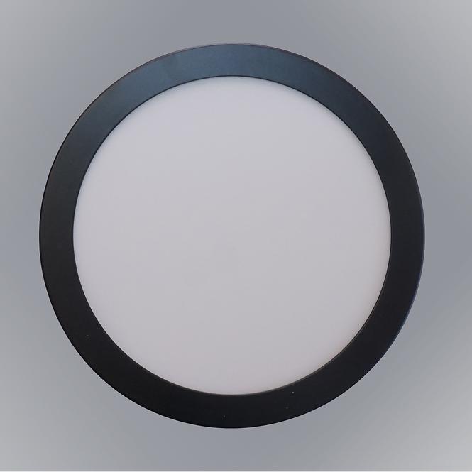 LED kruhový panel 6W 4200K okrúhly čierna