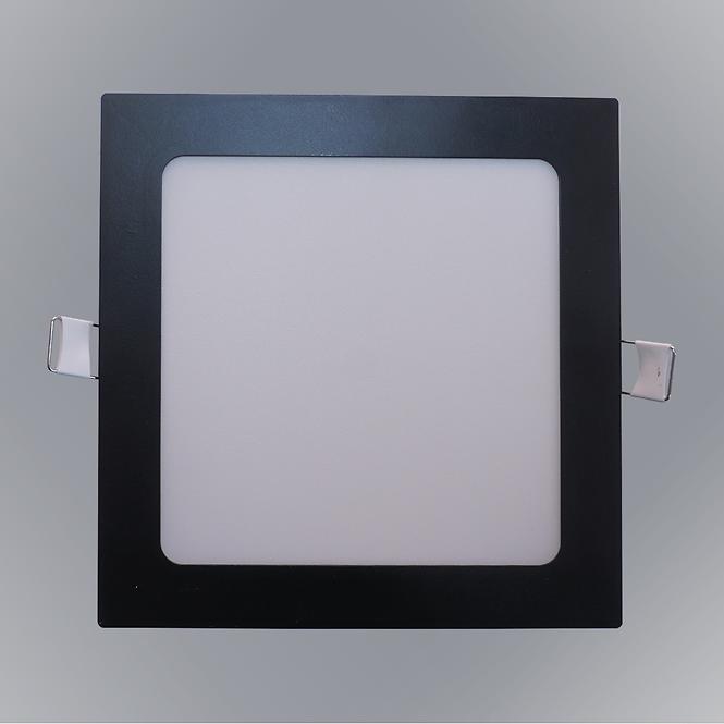 LED panel SQUARE 12W 4200K štvorcový čierny