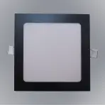 LED panel SQUARE 18W 4200K štvorcový čierny