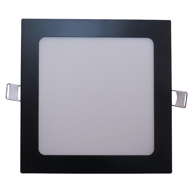 LED panel SQUARE 18W 4200K štvorcový čierny