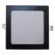 LED panel SQUARE 6W 4200K štvorcový čierny,2