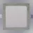 LED panel SQUARE 9W 4200K štvorcový chróm