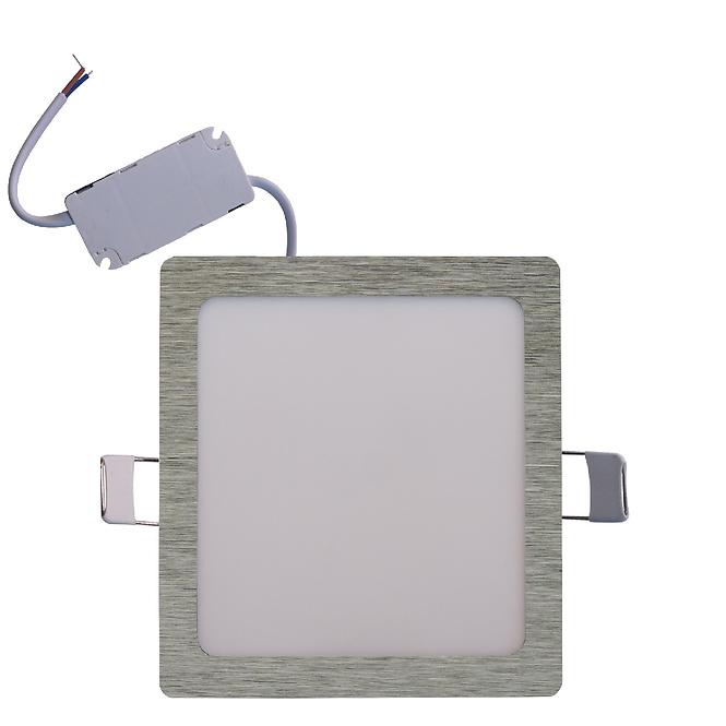 LED panel SQUARE 9W 4200K štvorcový chróm,3