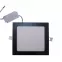 LED panel SQUARE 9W 4200K štvorcový čierny,3