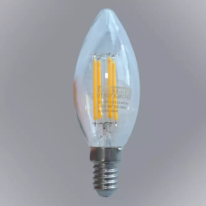 ŽIAROVKA FL C35 5W / 600LM E14 230V 2700K ČISTÁ