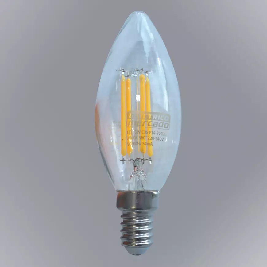 ŽIAROVKA FL C35 5W / 600LM E14 230V 2700K ČISTÁ