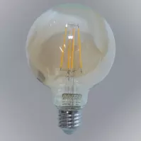ŽIAROVKA FL G95 6W / 500LM E27 230V 2200K ZLATÁ