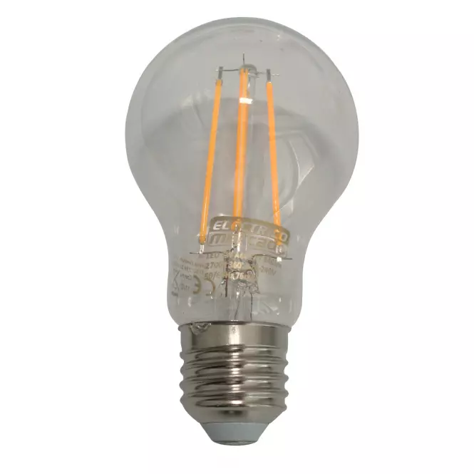 Žiarovka FL A60 7W/806LM E27 230V 2700K CLEAR