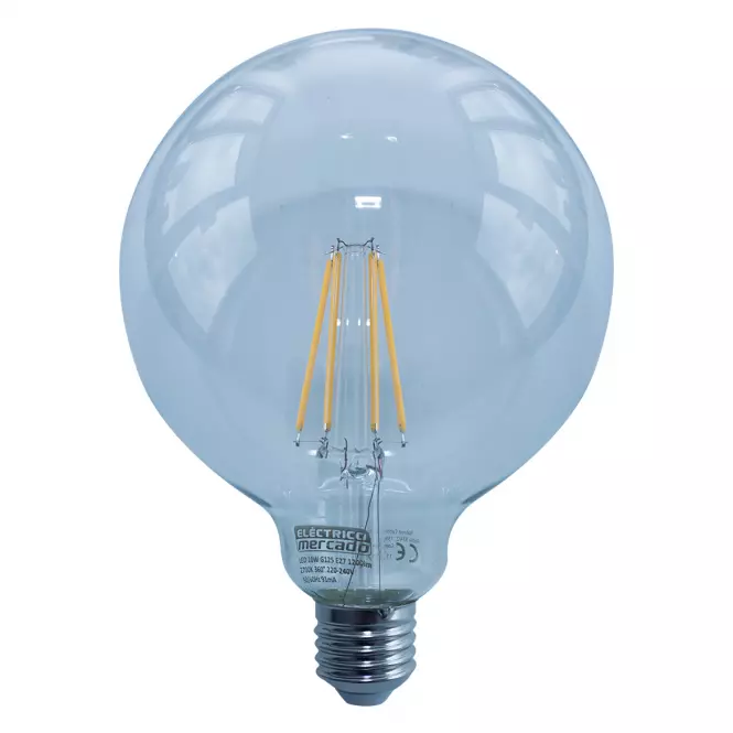 Žiarovka FL G125 10W/1200LM E27 230V 2700K CLEAR,2