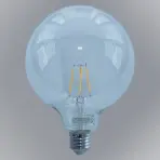 Žiarovka FL G125 4W/470LM E27 230V 2700K CLEAR