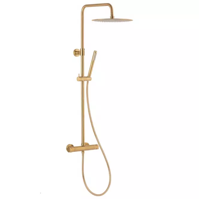 Sprchový set s termostatickou batériou Moza Gold Premium