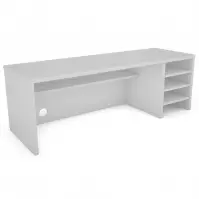 Nadstavec na  písací   stôl Torino 119x39,5x40 cm  biely 642668