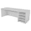 Nadstavec na  písací   stôl Torino 119x39,5x40 cm  biely 642668,3