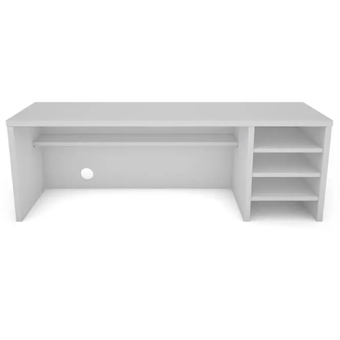 Nadstavec na  písací   stôl Torino 119x39,5x40 cm  biely 642668,4