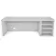 Nadstavec na  písací   stôl Torino 119x39,5x40 cm  biely 642668,4