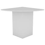 Konektor na rohový stôl Torino 80x80x75 Biely 642666