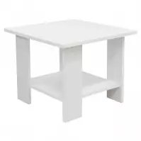 Konferenčný stolík Lena 55x55x44 Biely 873420