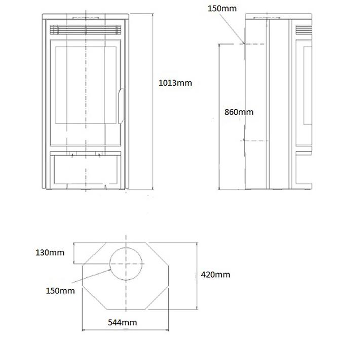 Krbové kachle Baltik6 6,5KW