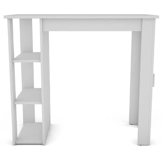Barový stôl Vistig 120x58x108 cm biely 654773
