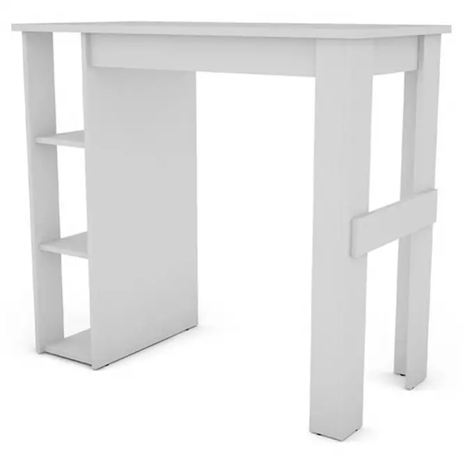 Stôl Barový Vistig 120x58x108cm Biely 654773