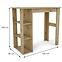 Barový stôl Vistig 120x58x108cm Dub 654774,2