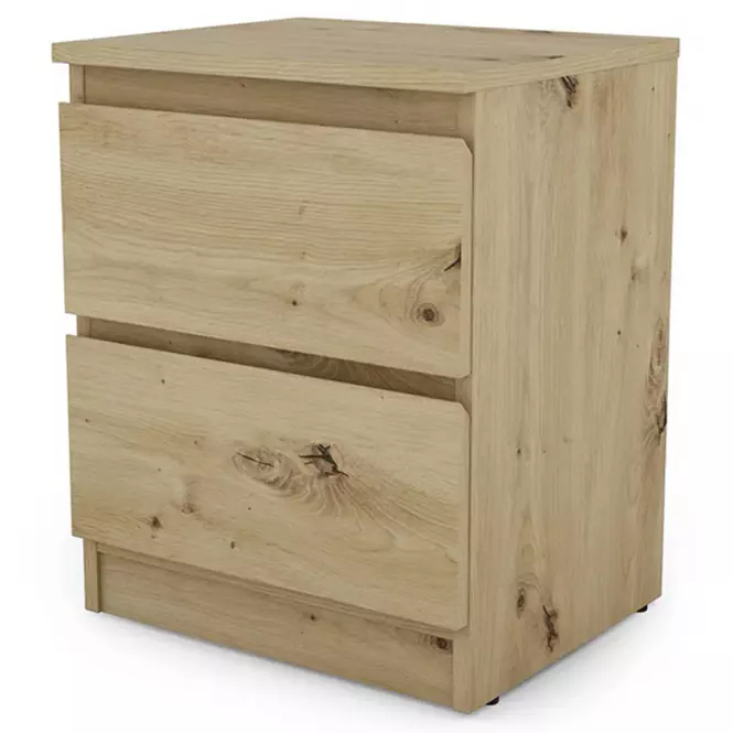 Nočný Stolík Hugo 2 Zásuvka 40x34x50 638966,4