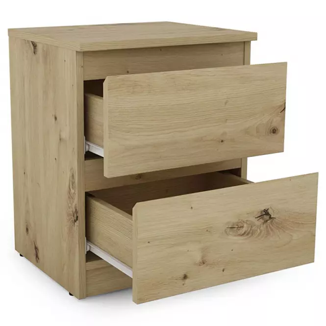 Nočný Stolík Hugo 2 Zásuvka 40x34x50 638966,5