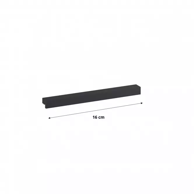 Úchyt Royal Čierny  Matt 16 cm 1 Ks