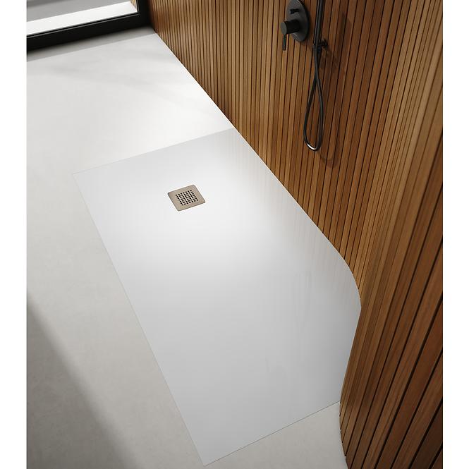 Rohová vanička Kalait Smooth White 90x90x3,5 R55 3.3104-M2