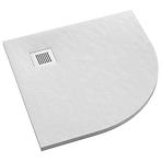 Rohová vanička Kalait White Stone 90x90x3,5 R55 3.3104/B/ST-M2