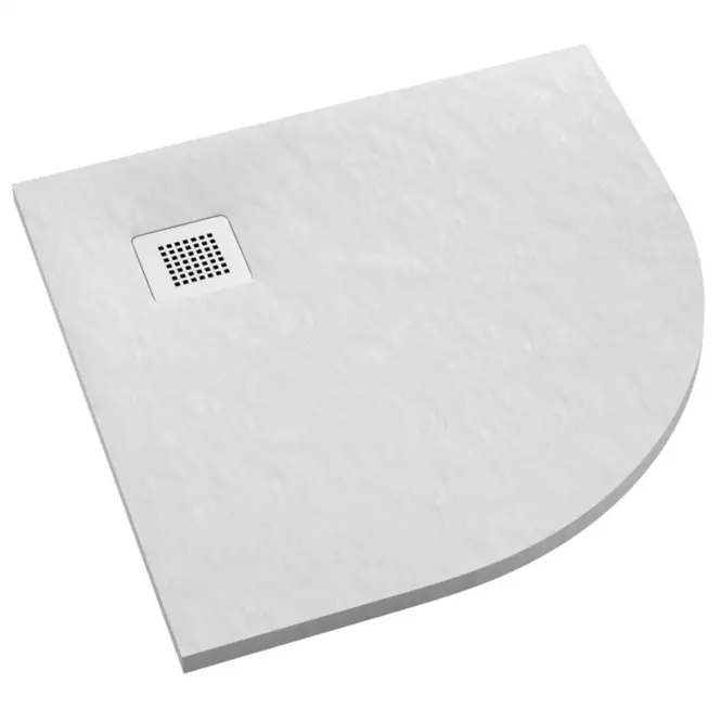 Rohová vanička Kalait White Stone 90x90x3,5 R55 3.3104/B/ST-M2