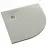Rohová vanička Kalait Cement Stone 90x90x3,5 R55 3.3104/CT/ST-M2