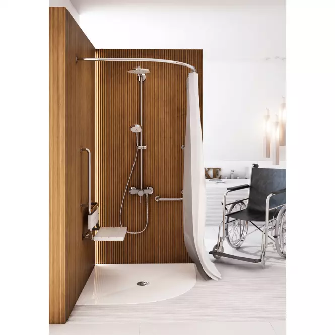 Rohová vanička De Luxe 90x90x3,5 R55 3.041